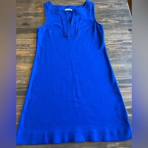 Blue New York and Company sleeveless dress.